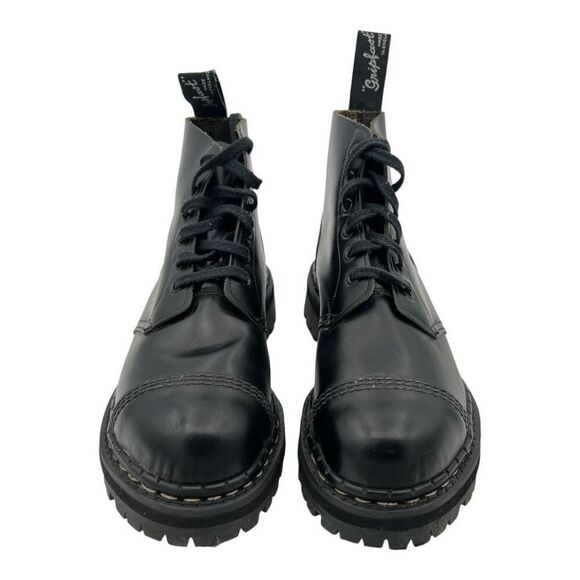 The Original Gripfast Men\'s Leather Steel Toe Capped Derby Boot Black Size 8 main image 6
